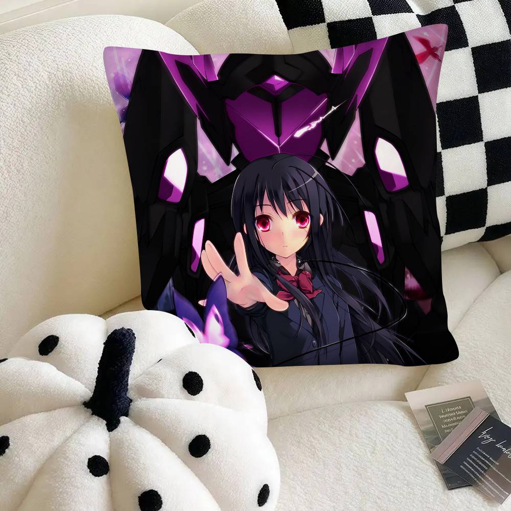 Accel World Pillow Case Fashion Square Pillowcase Bedroom Sofa Room Ins Decoration Leisure