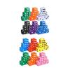 Casinos Theme Party Dices 19Mm Number Marker Set, 36 Acrylic Assorted Counters Large Opaque Dices Bulk for Board Game Birthday Theme Party Supply