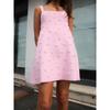Za2024 Summer New Product Women's Clothes Sling Artificial Decorated Pearls Knitting Mini Dress 2142076 620