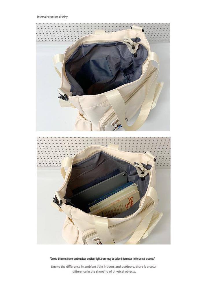 Cute Girl's Japanese Korean Casual Shoulder Cross-Body Bag: Large Capacity Primary School Student Backpack.
