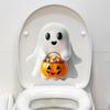 Halloween Cartoon Candy Pumpkin Toilet Sticker, Bathroom And Home Decoration Wall Sticker