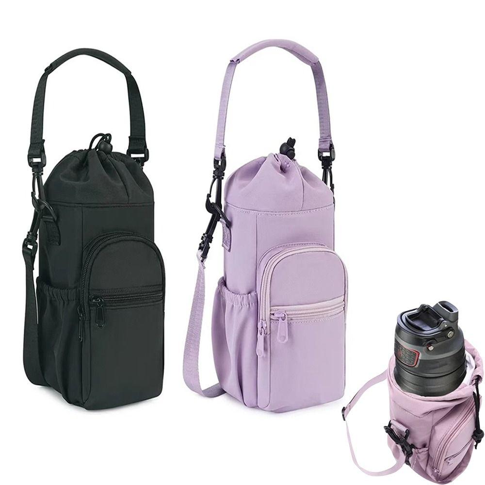 Protective Sleeve Water Bottle Bag Adjustable Strap Vacuum Cup Carrier Cover  Walking