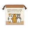 K Company Sanrio Characters Drawstring Bag Noraneko Land H205 X W180mm (Cat Series) SAK-KC-NN