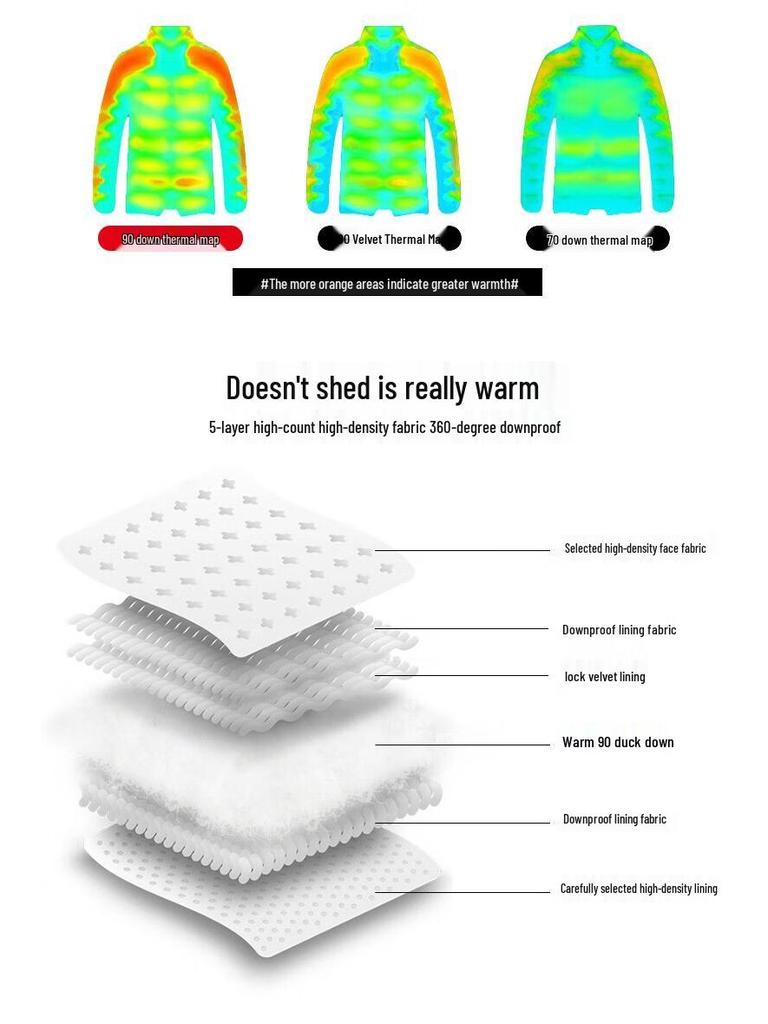 Duckduck Men's Winter Hooded Down Jacket