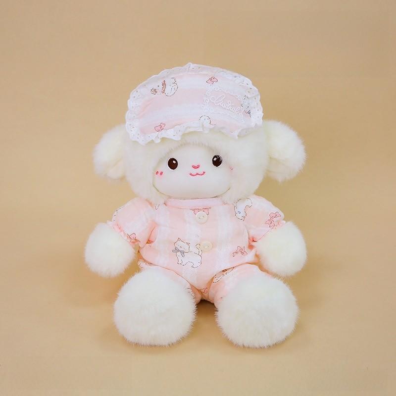 Wear Pajamas Sleep Plush Toy With Foam Beads For Kids Bedtime Gift