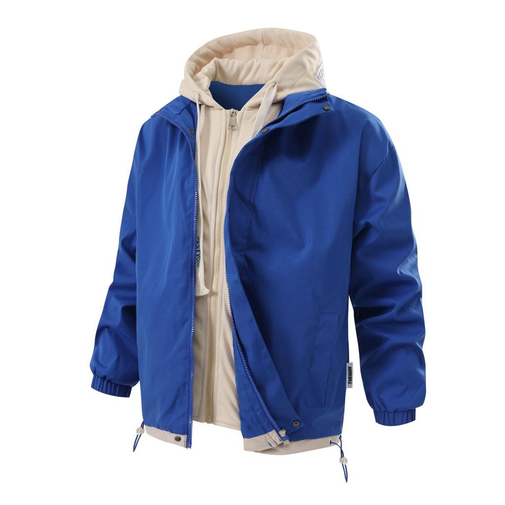 Plus Size European American Hooded Men's Ultrasonic Down Cotton Vest Jacket