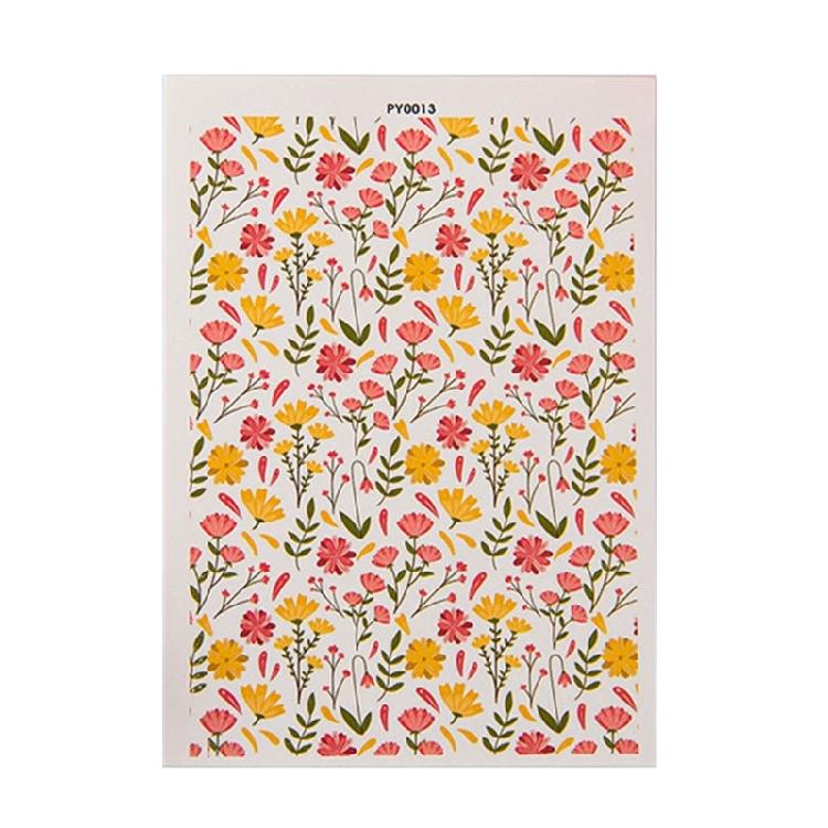 Floral Transfer Sheet for Clay Jewelry, Water Soluble Clay Transfer Paper