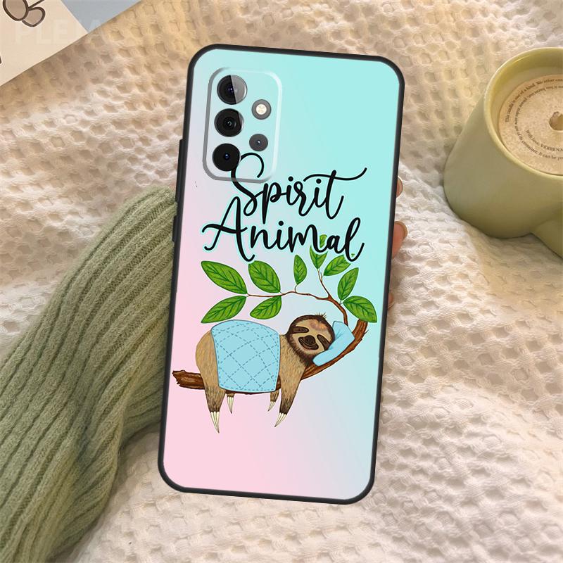 Sloth For Samsung Galaxy A52 A52S A32 A12 A22 A72 A21S A50 A70 A71 A51 A33 A73 A53 Cover Case