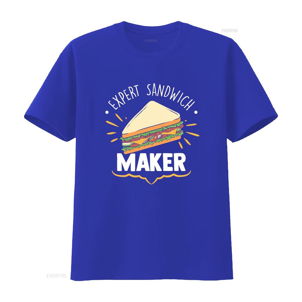 Expert Sandwich Maker Funny Making Enthusiast T Shirt vintage Washed Soft fashion Versatile Casual graphic Slightly Unisex