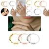 Fashionable And Specially Designed Sterling Silver Rotating Beaded Finger Ring For Women