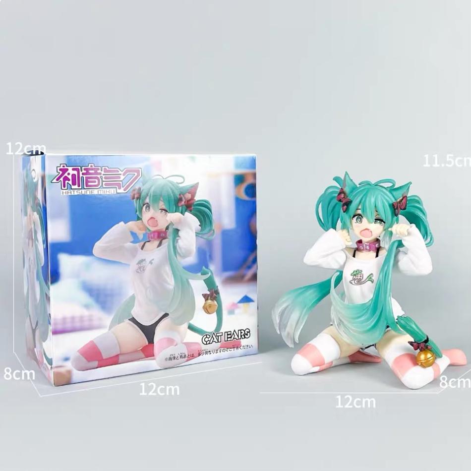 In Stock Hatsune Miku Collection, Princess Lolita Punk Pastoral Style Lollipop Exquisite Figure, Collectible Anime Ornament