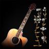 New Guitar Inlay Stickers Elegant White Shell Flowers Guitarra Fretboard Decals/ Markers For Guitar Fret