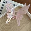 Summer French Butterfly Hair Clips Sweet Hair Claw Clip Cute Fairy Shark Clip Hairgrip Girls Ponytail Holder Hair Accessories