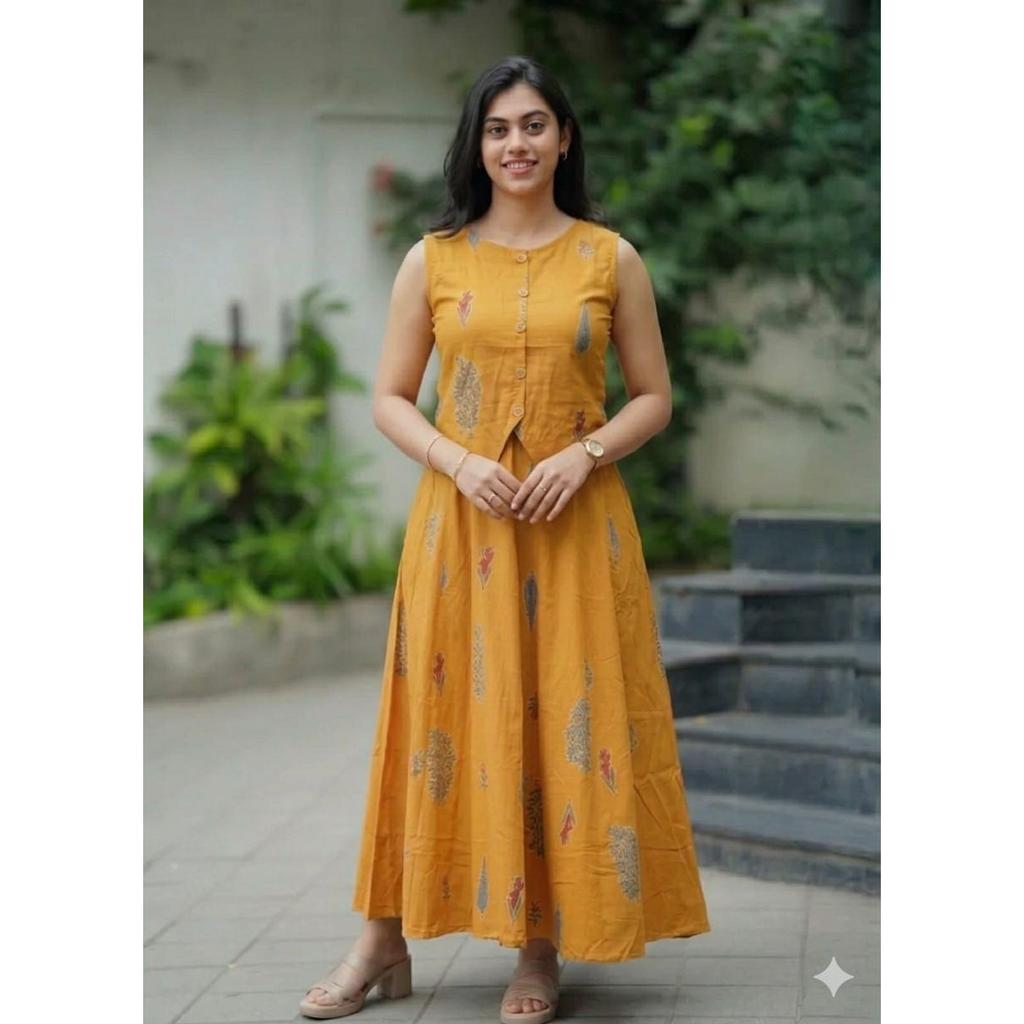 Women Sleeveless Summer Top Skirt Set Indian Bollywood Ethnic Kurti Set Dress