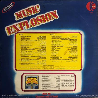 LP Record VARIOUS - Music Explosion TE305 K-Tel 1974 UK Rock Used