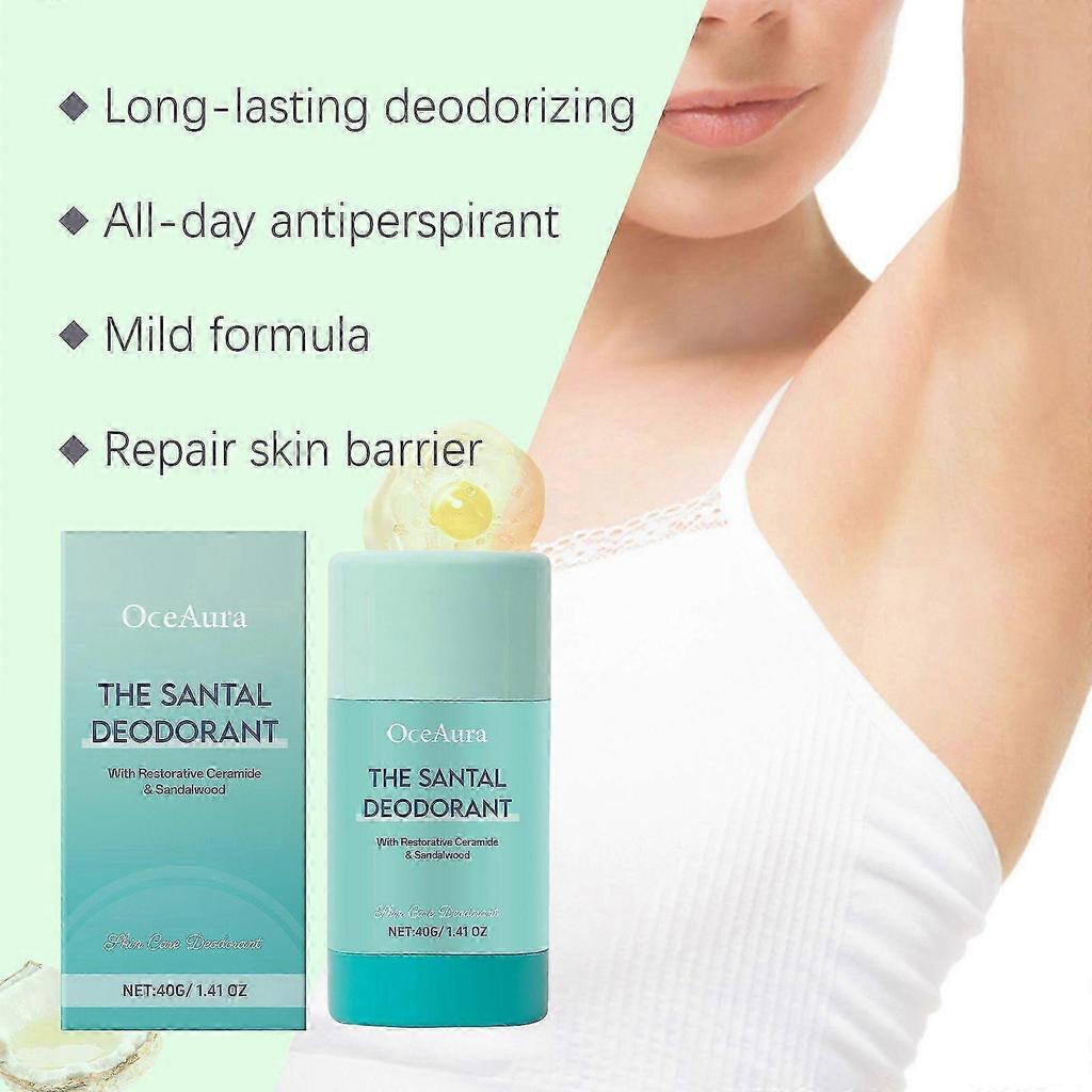 Sandalwood Body Stick, Long-lasting Gentle Fresh Portable Deodorant Fragrance Stick
