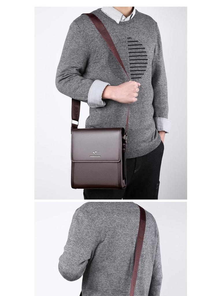 2025 Herren Umhängetasche mit großem Fassungsvermögen für Business Casual - Horizontale & Vertikale Tablet-Stile