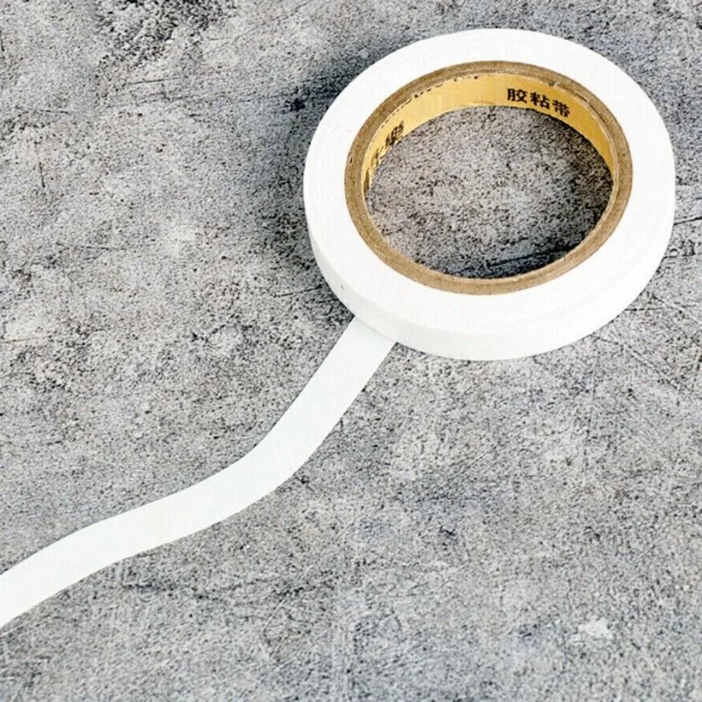 2Pcs Moderate Viscosity Masking Tape No Residue Easy To Tear Curve Masking Paper 9 Meters White Model Coloring Tool