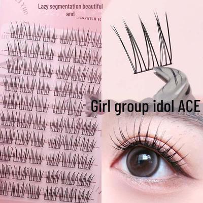 Meiliyue Korean Idol Falsche Wimpern – Natürlicher Schwung, schmale segmentierte Büschel
