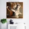 Round Painting Cat Diamond Full Titanic Diamond Mosaic Animal Embroidery Cross Stitch Home Decor