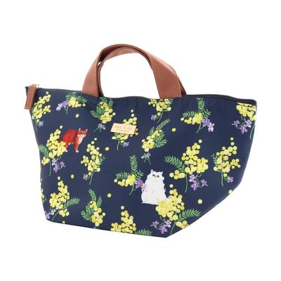 PAUL & JOE ACCESSOIRES (Paul & Joe) Zippered Insulated Bag In Mimosa, Gypsy & Nunet (Navy) 001120-0003-02