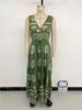 Bai Fen Zhi Yi 2026 Ethnic Print Strappy Sleeveless Holiday Dress