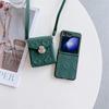 2 in 1 Crossbody Bag Phone Case for Samsung Galaxy Z Flip 7 6 5 4Flip6 Flip5 Flip4  Shoulder Pouch Necklace Strap Leather Cover