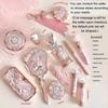 Flower Knows Knight Unicorn Collection Makeup Gift Set Perfumes Lipstick Blush Cloud Setting Powder Eye Shadow Cosmetics Kit