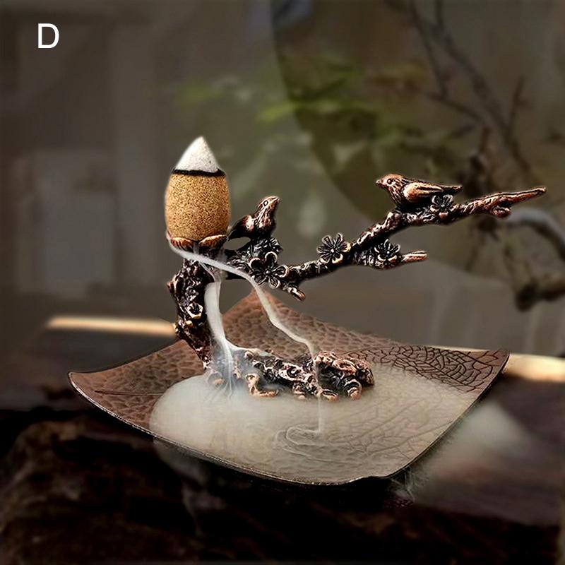 Small Cense Furnace Ornament Creative Happy Plum Branch Bracket Incense Insert