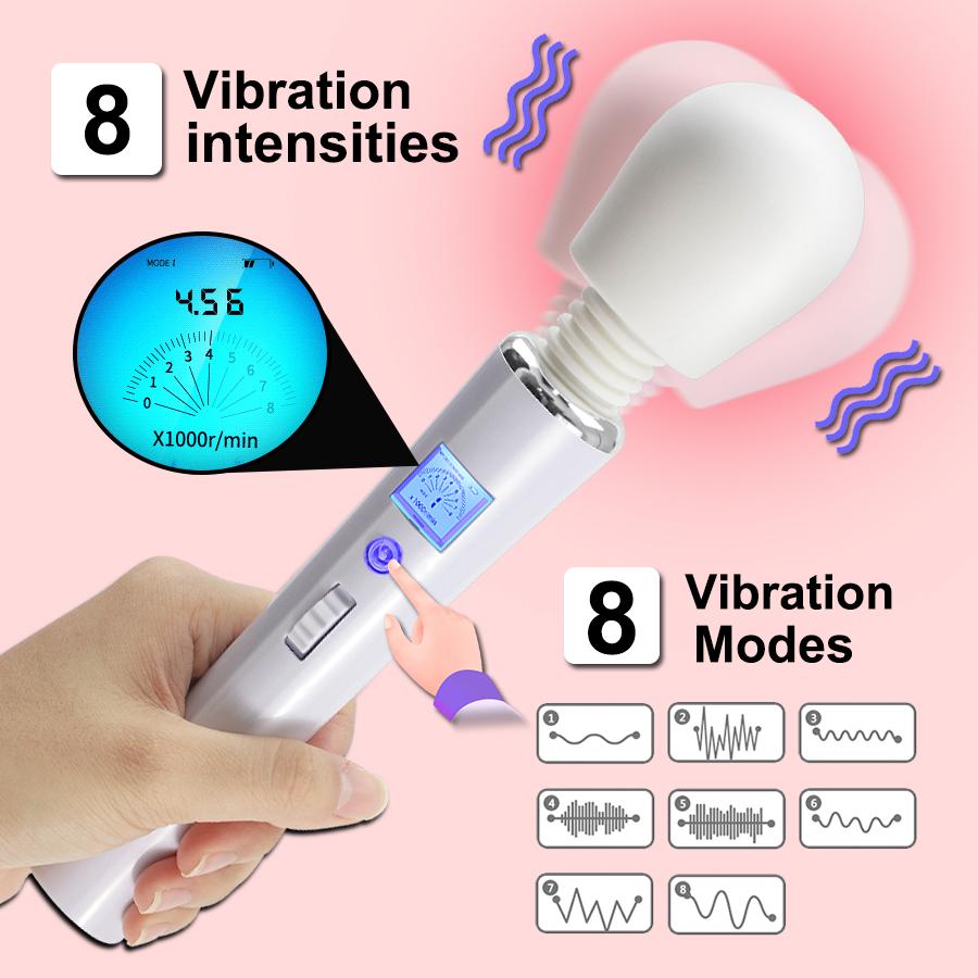 Powerful Magic Wand Vibrators for women Clitoris Stimulator AV Stick G Spot Massagers Female Masturbator Sex Toys for Woman