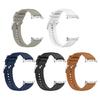Smartwatch Straps Band For 40mm 44mm 46mm Devices Double Texture Design Flexible Silicone Base With Decorative Leather