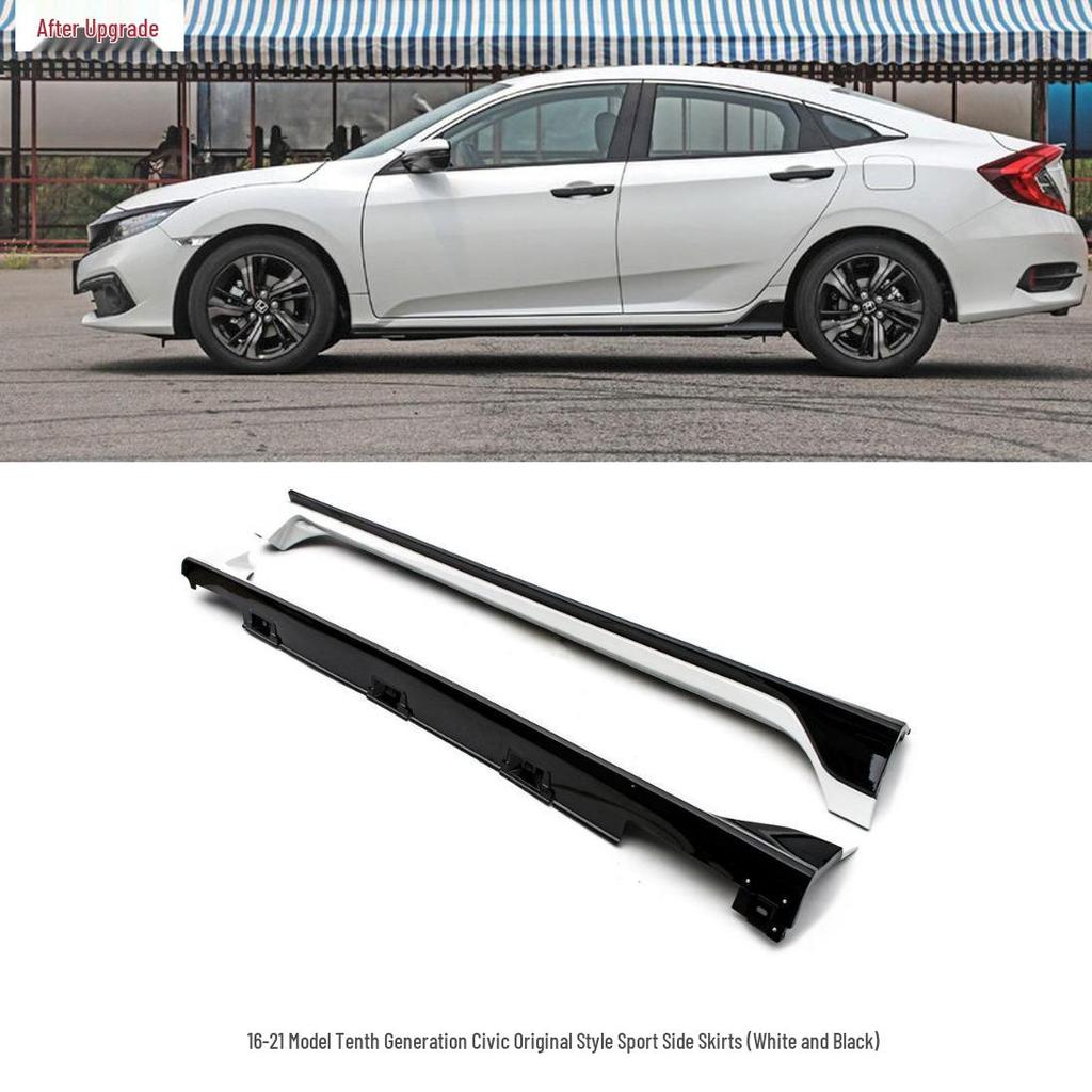 Non-Destructive Side Skirt & Winglet Kit for 10th Gen Civic Low-Lift Dynamic Version