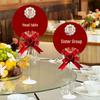 Wedding Sign-in and Guest Table Cards for Creative Banquet Decoration