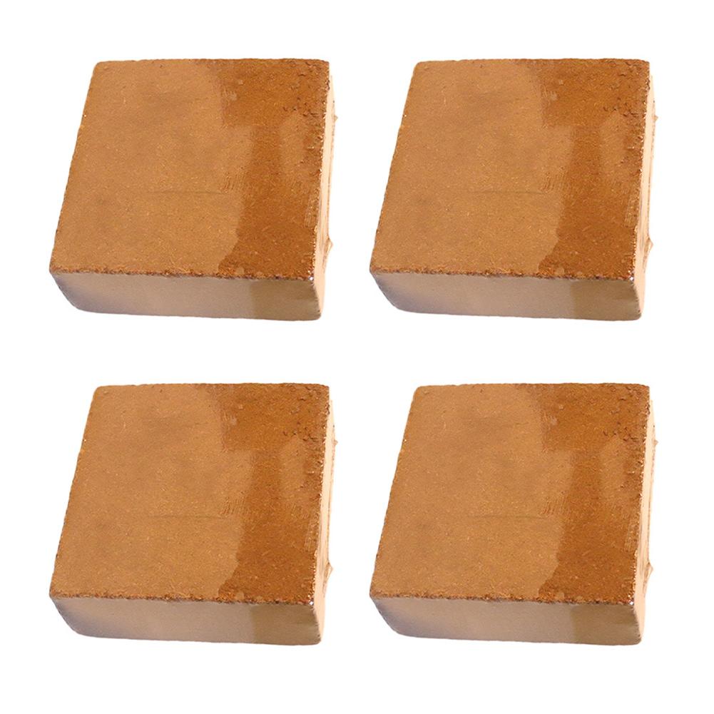 300g Komprimierter Kokosfaser-Blumenerde-Ziegel Größe 10x10x4cm Für Zimmerblumen Kräuter Gemüse Und Sukkulenten