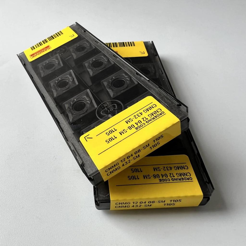 Original Sandvik / CNMG120408-SM 1105 /CNC Lathe Carbide Blade Tool 10 Pcs