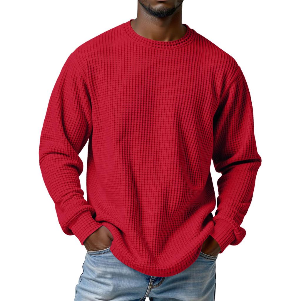 Men's Knit Casual Collar Pullover , Long Sleeve Daily Wear