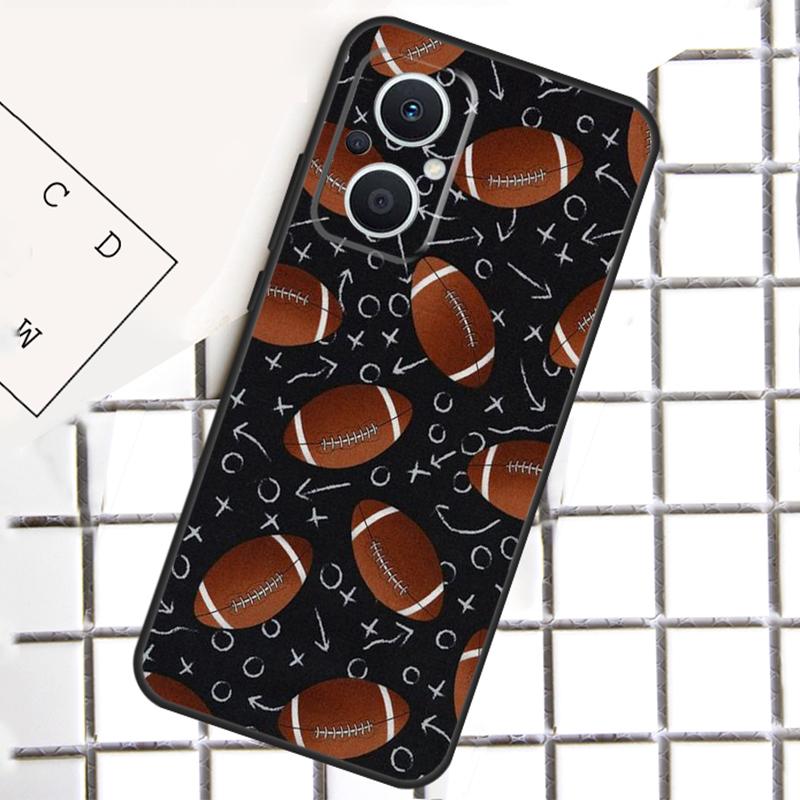 

Rugby Football Sport For OPPO Reno 14 12 11 10 13 Pro 8T 11F 12F 13F 14F 7 8 Lite OPPO Find X9 X8 X6 X5 Pro Case OPPO Find X6 Pro
