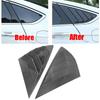 Car Rear Side Door Glass Louvers Cover For Ford For Mondeo For Fusion 2013-2025 Car Triangle Blinds Decorative Frame
