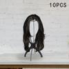 10 Pieces Hat Display Holder Wigs Head Stand Lightweight Tabletop Rack for