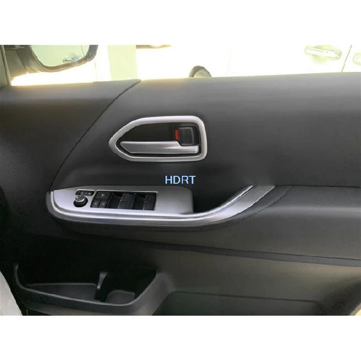 Car Styling Gear Shift Rear Air Vent Outlet Window Control Panel Water Cup Trim Silver Interior For Toyota Voxy 90 Series  +