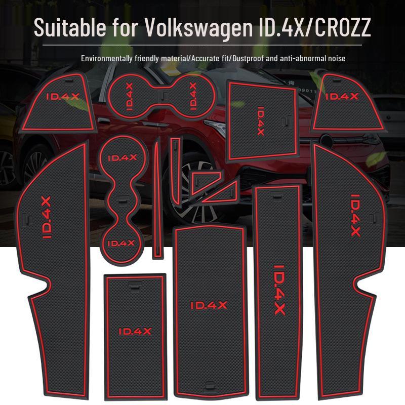 Volkswagen ID.4CROZZ Podkładka do schowka w drzwiach i uchwytu na kubek do przechowywania i dekoracji