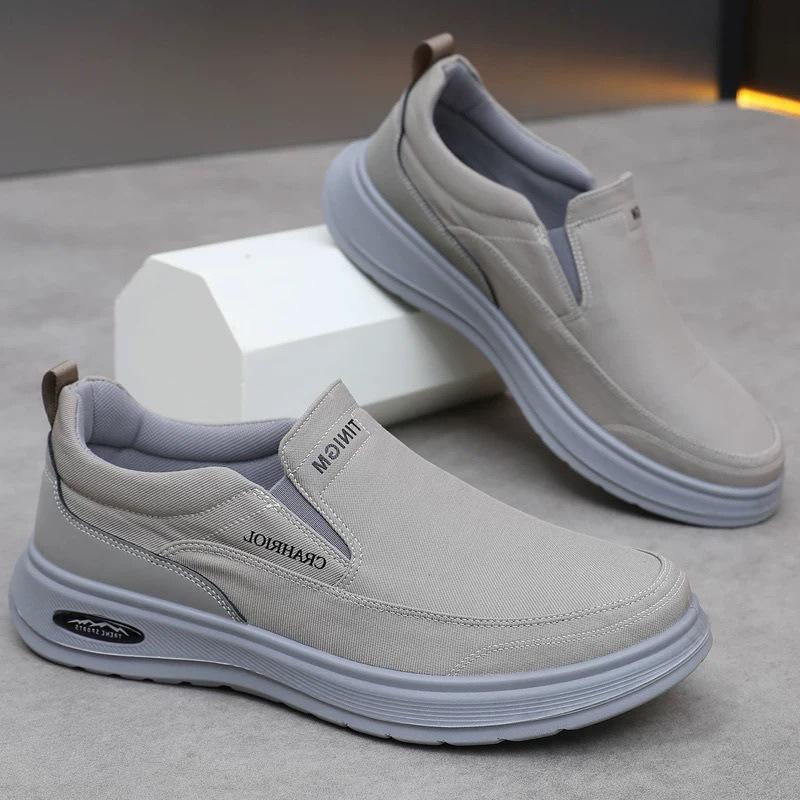 Hy Men's Shoes Old ******* Cloth Shoes ****** and Autumn Men's Dad Breathable Non-slip S**t-soled Pedals Men's Casual Shoes Canvas