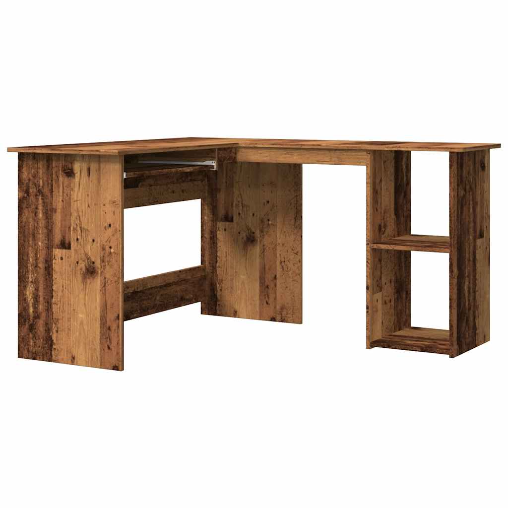 Vidaxl Scrivania Angolare, Legno Vecchio, 120X140X75 Cm