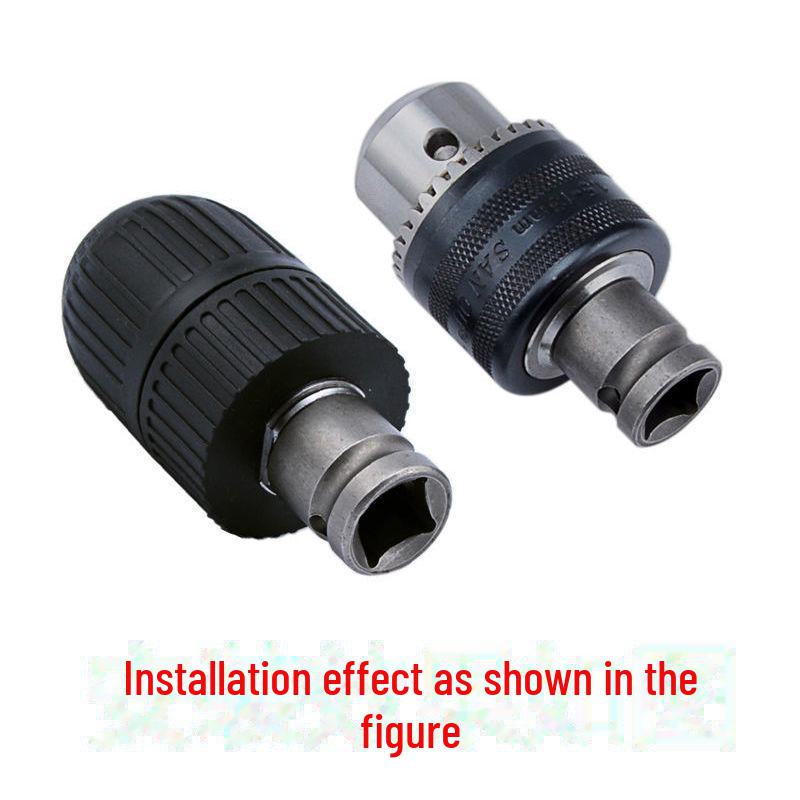 Electric Wrench Conversion: Drill Chuck Connector for Impact Drill and Electric Hammer