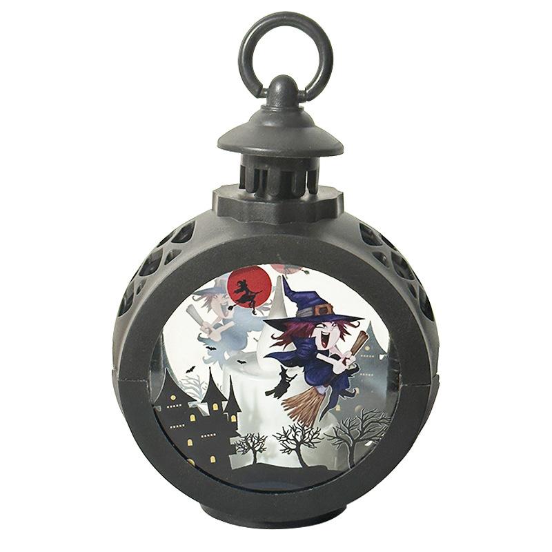 Pumpkin Lanterns Portable Small Wind Lanterns Night Lights Candlestick Lamps Festival Gifts for Kindergarten Children