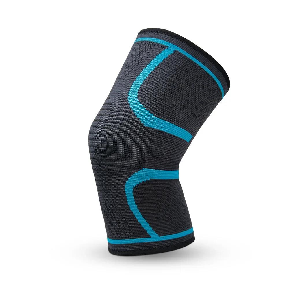 Ready Stocked Running Cycling Knee Support Braces Elastic Nylon Sport Compression Pad Sleeve for Basketball VolleyballHot Sell