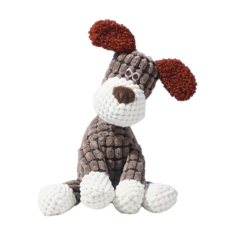 Unzerstörbares Hundespielzeug, interaktives Hundespielzeug zum Kauen, unzerstörbares quietschendes Hundespielzeug, weiche Plüschtiere zum Spielen und Trainieren