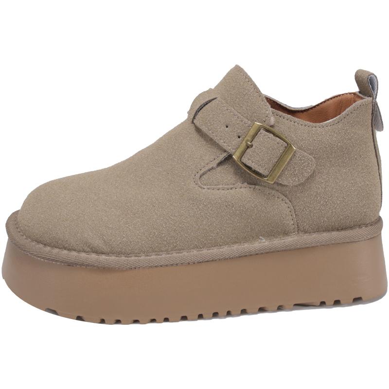 Suede Platform Women Shoes Flats Fashion Boots Woman 2025 Trend Winter Designer Walking Cozy Sport Casual Zapatos Mujer Sneakers