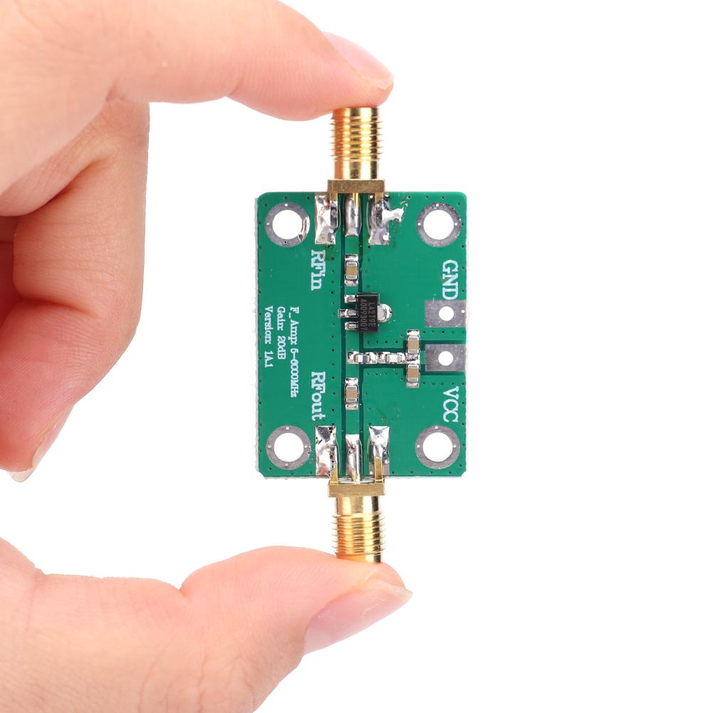 5-6000MHz HF Breitbandverstärker Verstärkung 20dB Ultrabreitband Hochfrequenzverstärkermodul DC 5V HF-Signal Leistungsverstärkerplatine