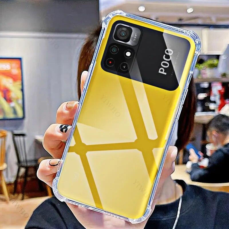 

Мягкий чехол для телефона Xiaomi Poco M4 Pro 5G, прозрачный HD чехол для Xiaomi Poko M4Pro 5g 6,6 дюйма, 21091116AG, противоударные чехлы с защитой от царапин Poco M4 Pro 5G чистый